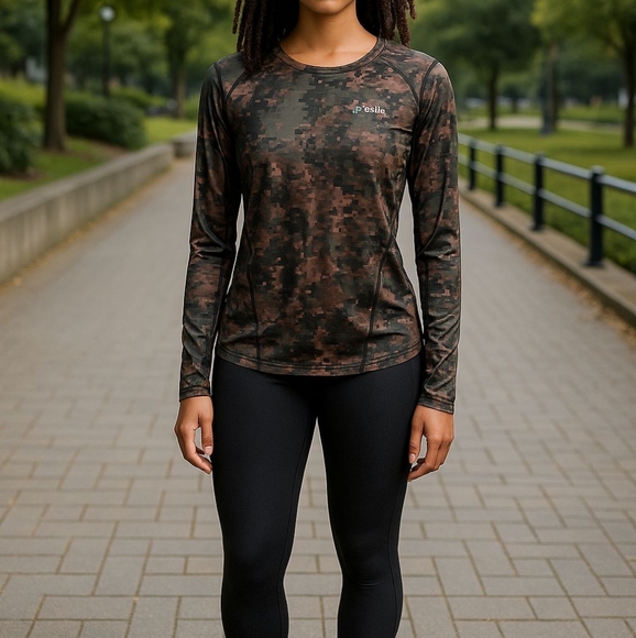 Tesla Camo Long Sleeve Shirt - Picture 1 of 5